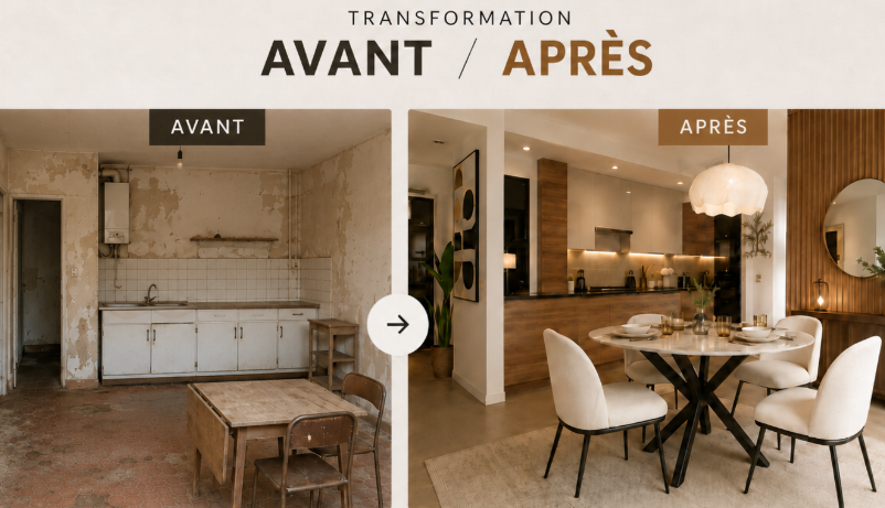 Transformation Avant Après